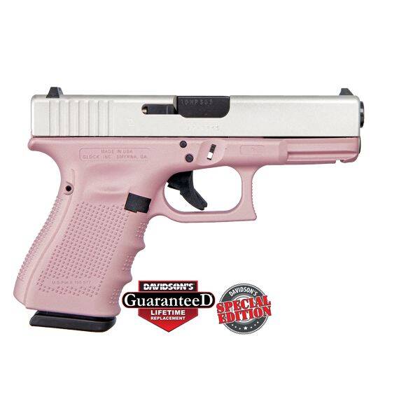 GLOCK 19 PINK GEN4 ALUMINUM SLIDE 9MM 15RD PISTOL