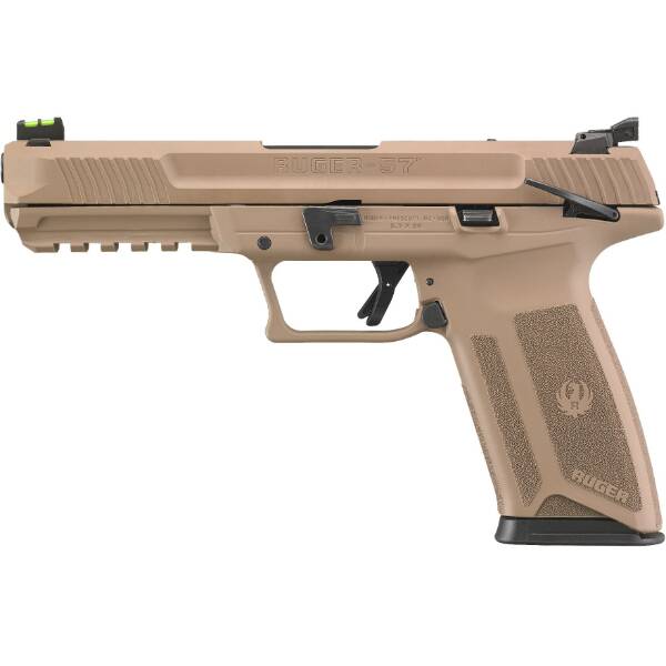 Ruger 57 FDE Dark Earth Pistol 5.7 20rd