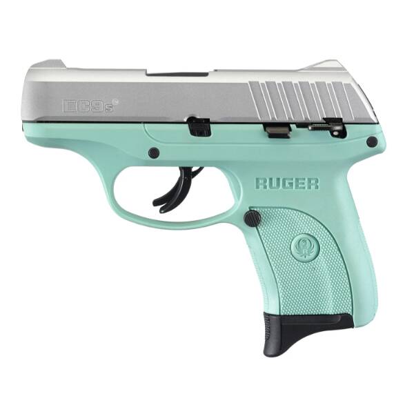 Ruger Ec9s Turquoise & Stainless 9mm Pistol