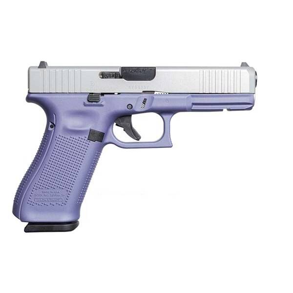 Glock 17 G5 Orchid & Stainless 9mm 17 Rd Pistol