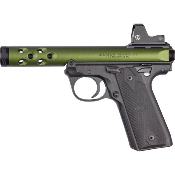Ruger MK IV 2245 Green Optic 22LR 4.4" Pistol