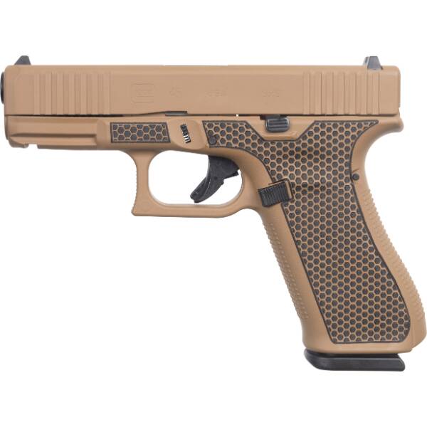 Glock 45 Honeycomb 9mm 17rd Brown Pistol
