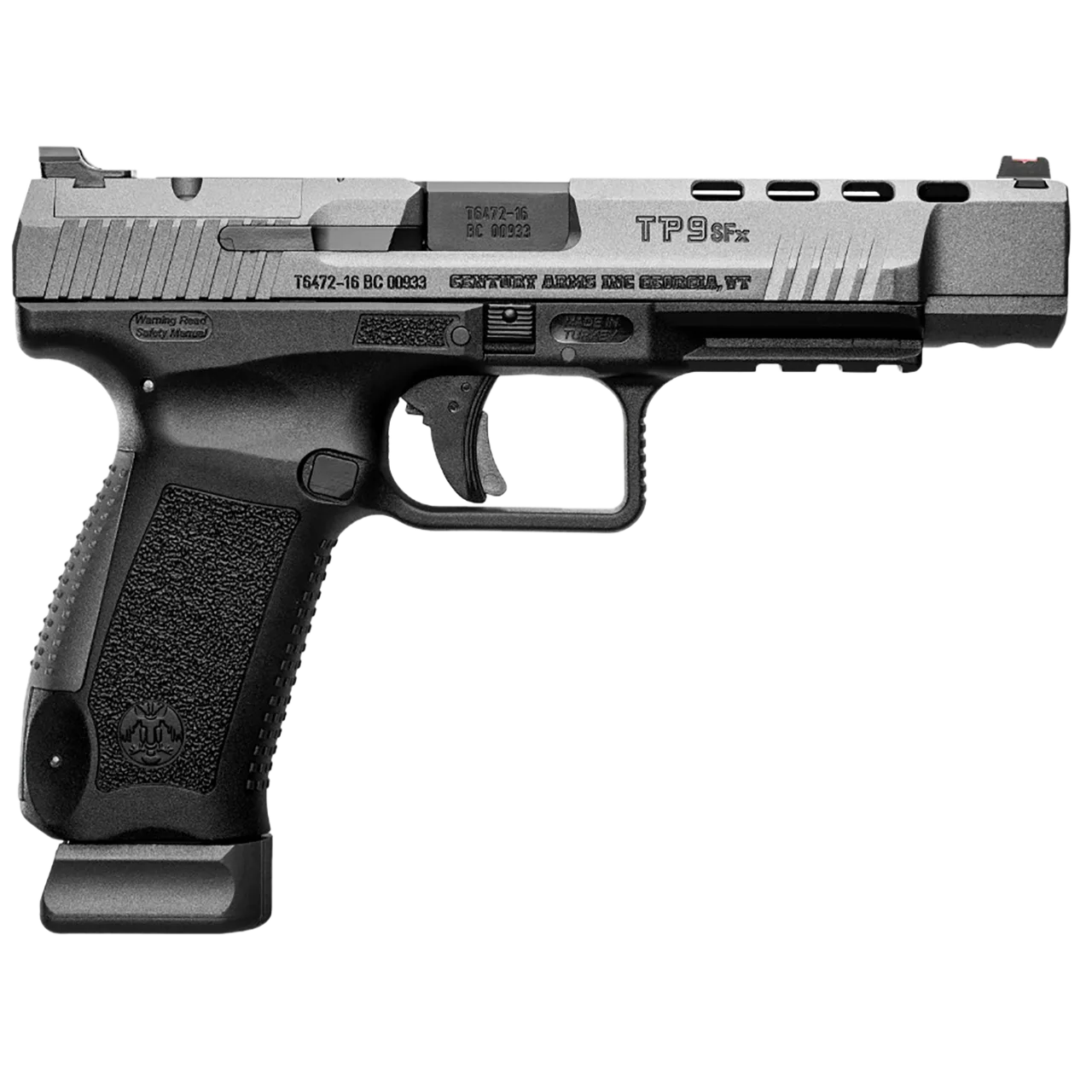 Canik TP9SFx 10 Round 9mm Luger 5.20" Tungsten Gray Pistol