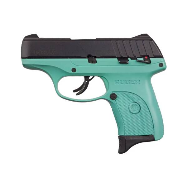 RUGER EC9S Turquoise Cerakote Frame with Black Slide