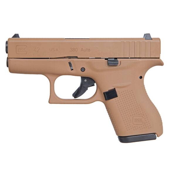 Glock 42 Full FDE Flat Dark Earth Special Edition .380 ACP Pistol