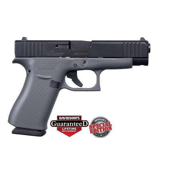 GLOCK 48 GREY CONCRETE ELITE BLACK 9MM PISTOL