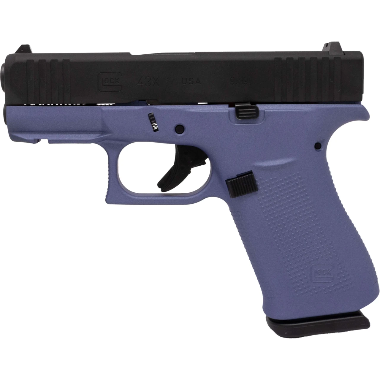 GLOCK 43X PURPLE ORCHID 9MM 10 ROUND PISTOL