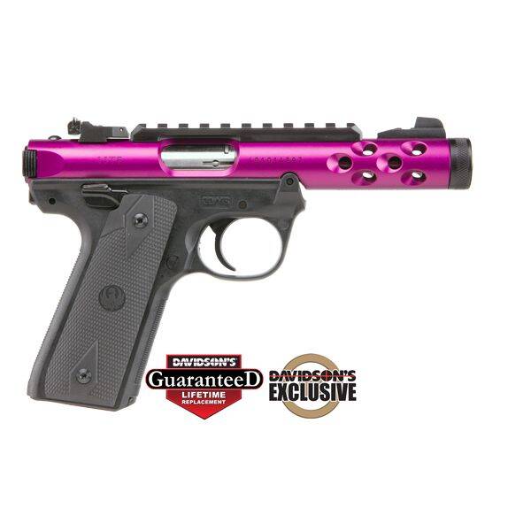 Ruger MKIV Purple 2245 Lt 22pst 4.4 Pistol