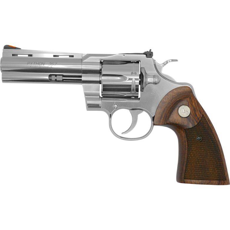 Colt Python 6 RD 357 Magnum 4.25" Stainless Revolver