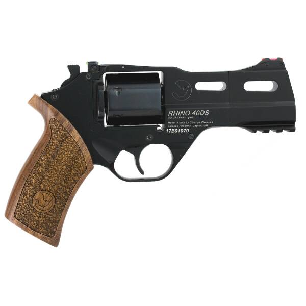 CHIAPPA RHINO REVOLVER 40DS (BLACK ANODIZED) 9MM/4"BBL