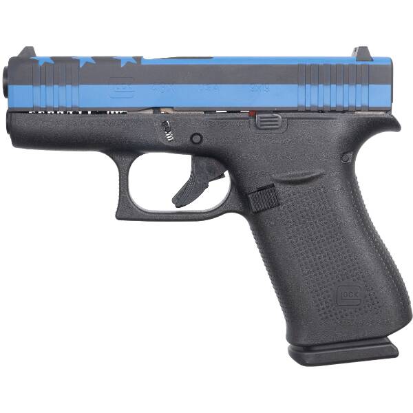 Glock 43x Blue Stars & Stripes 9mm 10rd Pistol