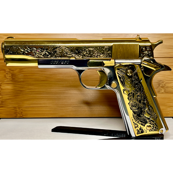 NAGA WARRIOR GOLD ROCK ISLAND 1911 38 SUPER PISTOL