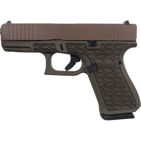 Glock 19 OD Green Leaf 9mm 15rd Pistol
