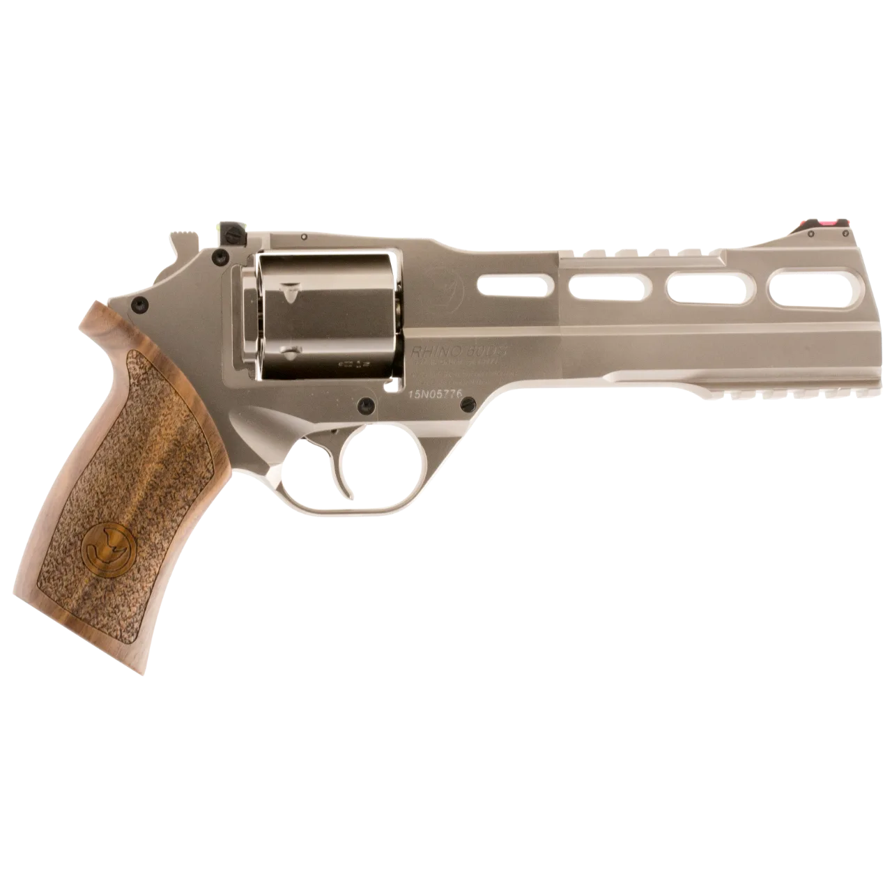Chiappa Rhino 60DS Nickel-Plated 357 Mag 6 Shot, 6" Revolver