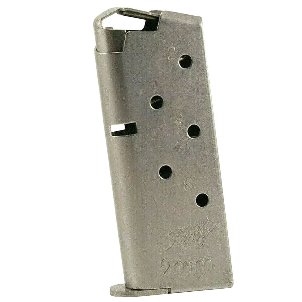 Kimber Micro 9 Flush Fit 6rd 9mm Silver Magazine