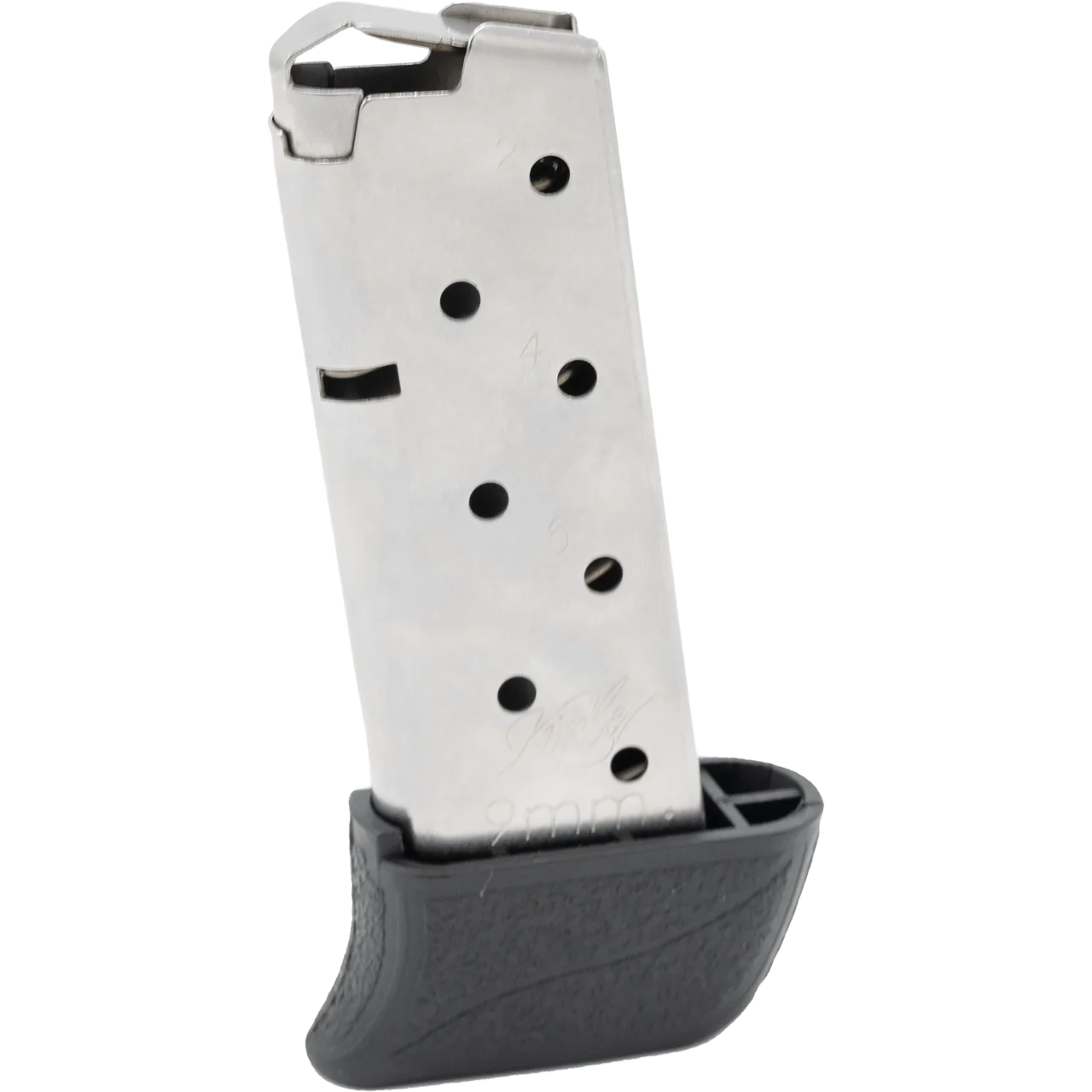 Kimber Micro 9 w/ Extended Base Pad 8rd 9mm Silver Magazine