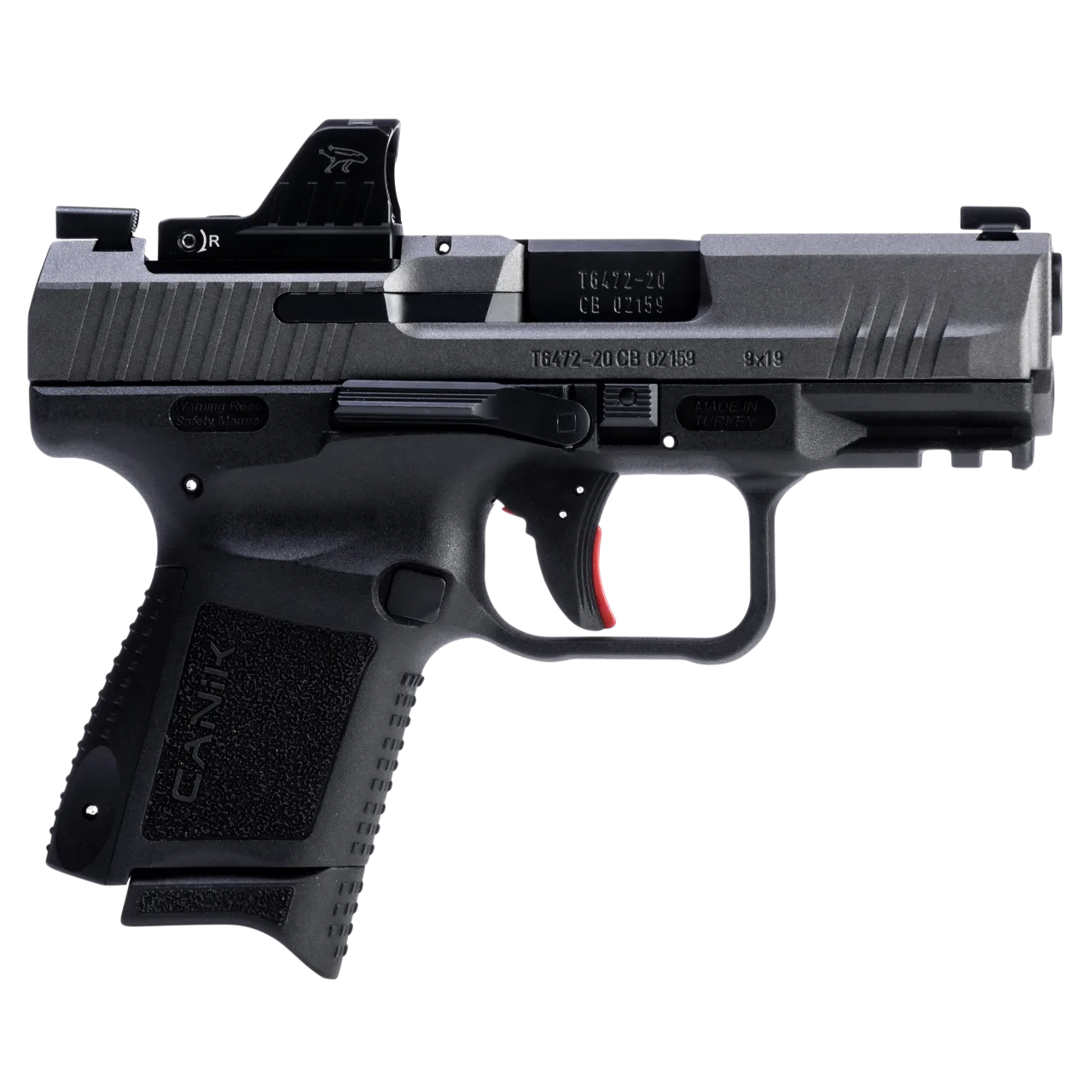Canik TP9 Elite w/Optic Grey Sub-Compact 9mm Luger 15+1 Pistol