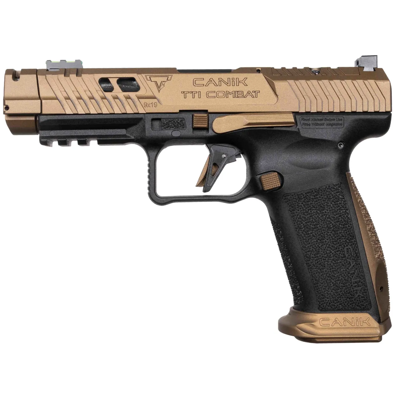 Canik TTI Combat Burnt Bronze 9mm Luger 18+1Pistol