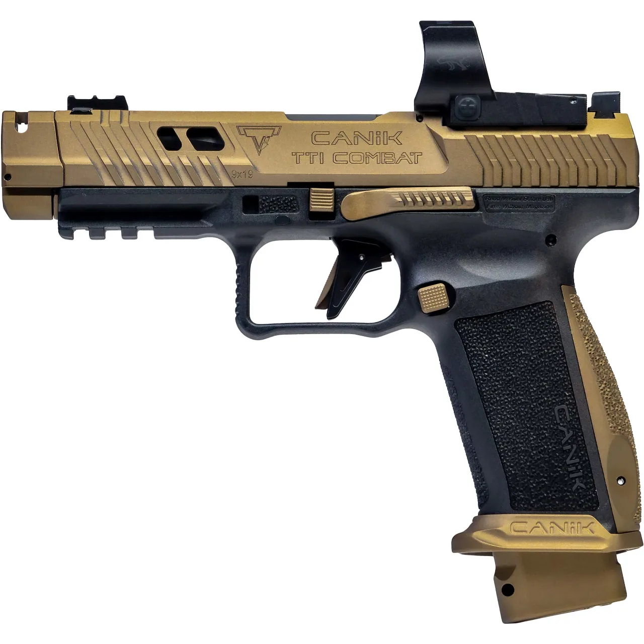 Canik TTI Combat w/Optic Full Size Frame 9mm Luger 18+1 Pistol